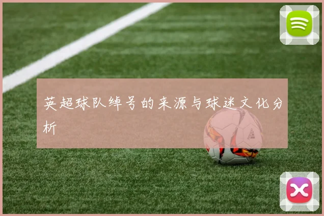 英超球队绰号的来源与球迷文化分析